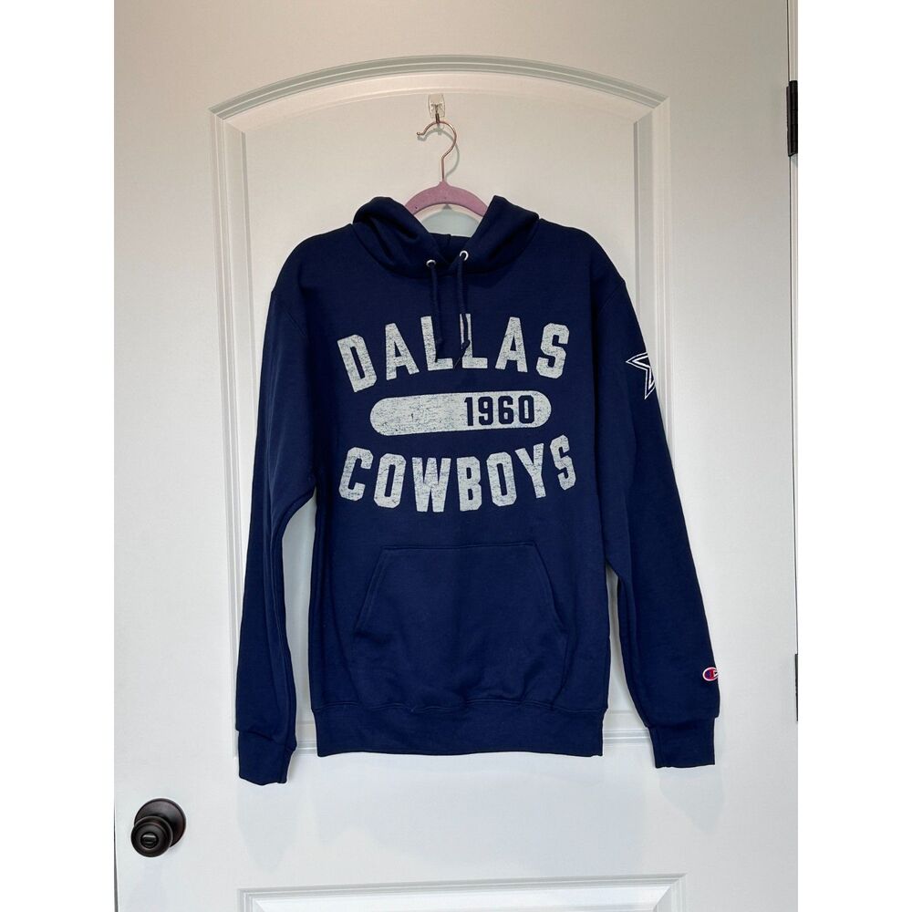 NWT Champion Dallas Cowboys Hoodie Navy Size Small